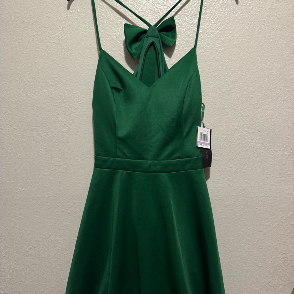 City Studio Emerald Green Dress
